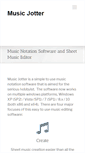 Mobile Screenshot of musicjotter.com