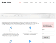 Tablet Screenshot of musicjotter.com